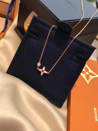 [Love Lucky]COLGANTE BLOSSOM EN ORO ROSA Y DIAMANTE