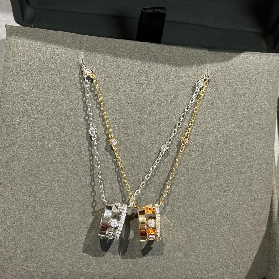 [Love Lucky] COLLAR CON COLGANTE CHAIN MOVE ROMANE