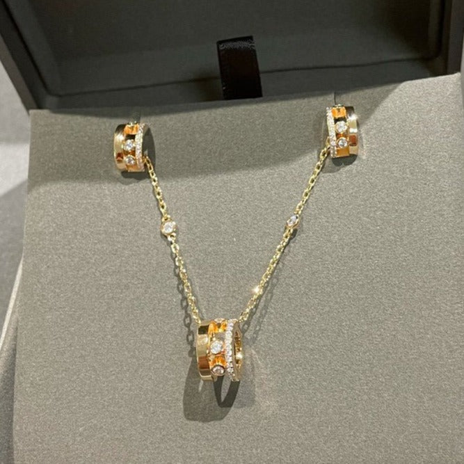 [Love Lucky] COLLAR CON COLGANTE CHAIN MOVE ROMANE