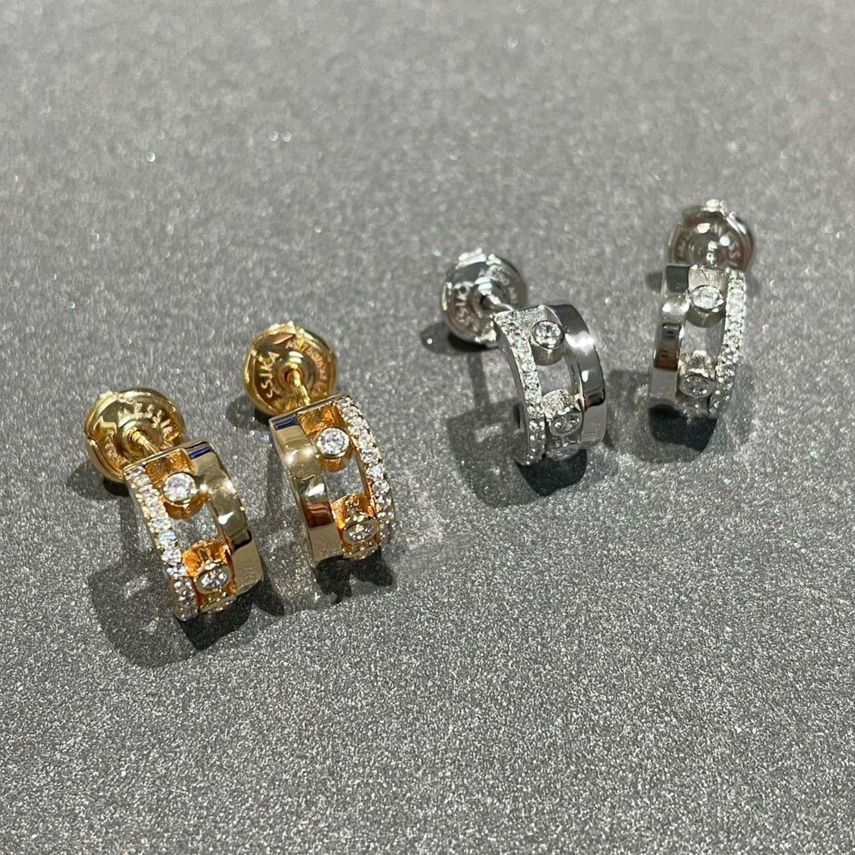 [Love Lucky]MOVE ROMANE EARRINGS DIAMOND