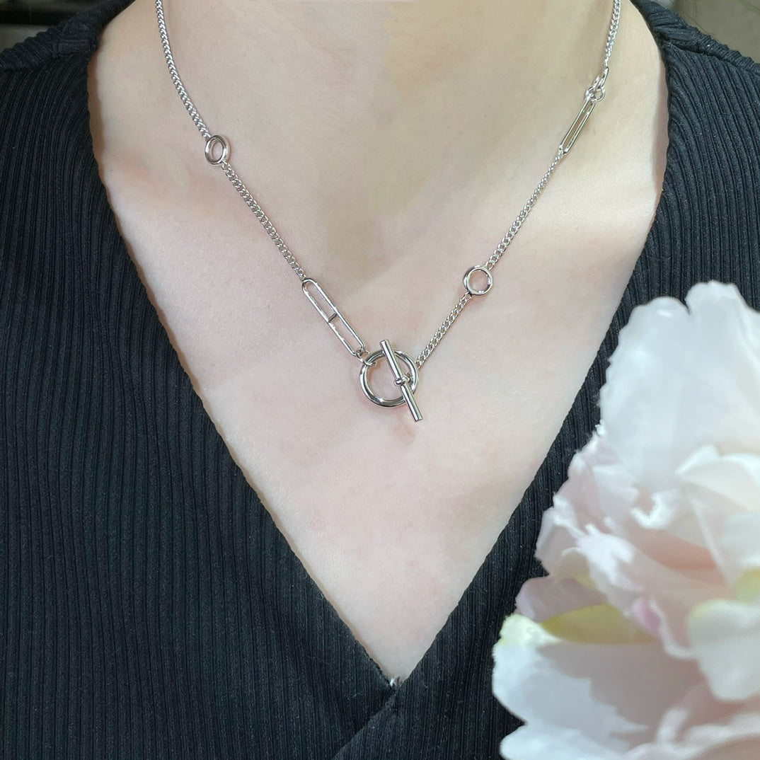 [Love Lucky]HM STERLING CHAINE D'ANCRE HEART