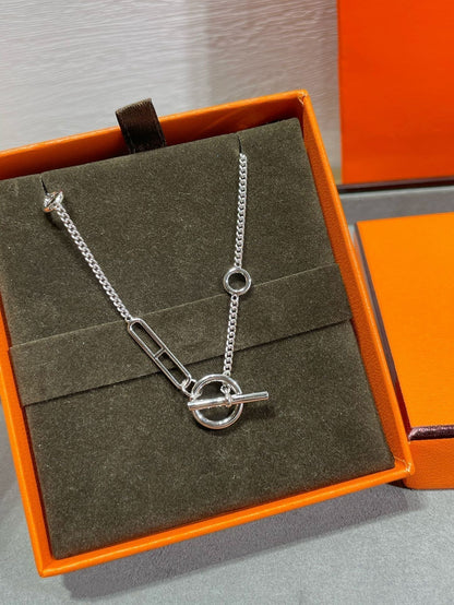 [Love Lucky]HM STERLING CHAINE D'ANCRE HEART