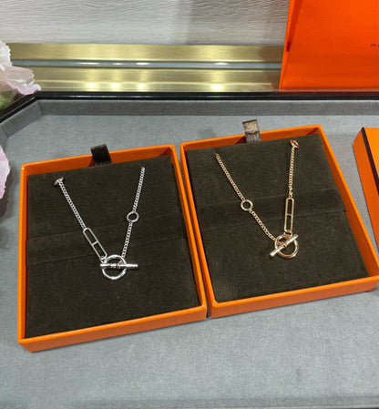 [Love Lucky]HM STERLING CHAINE D'ANCRE HEART