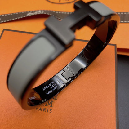 [Love Lucky]CLIC HM SO BLACK GREY BRACELET