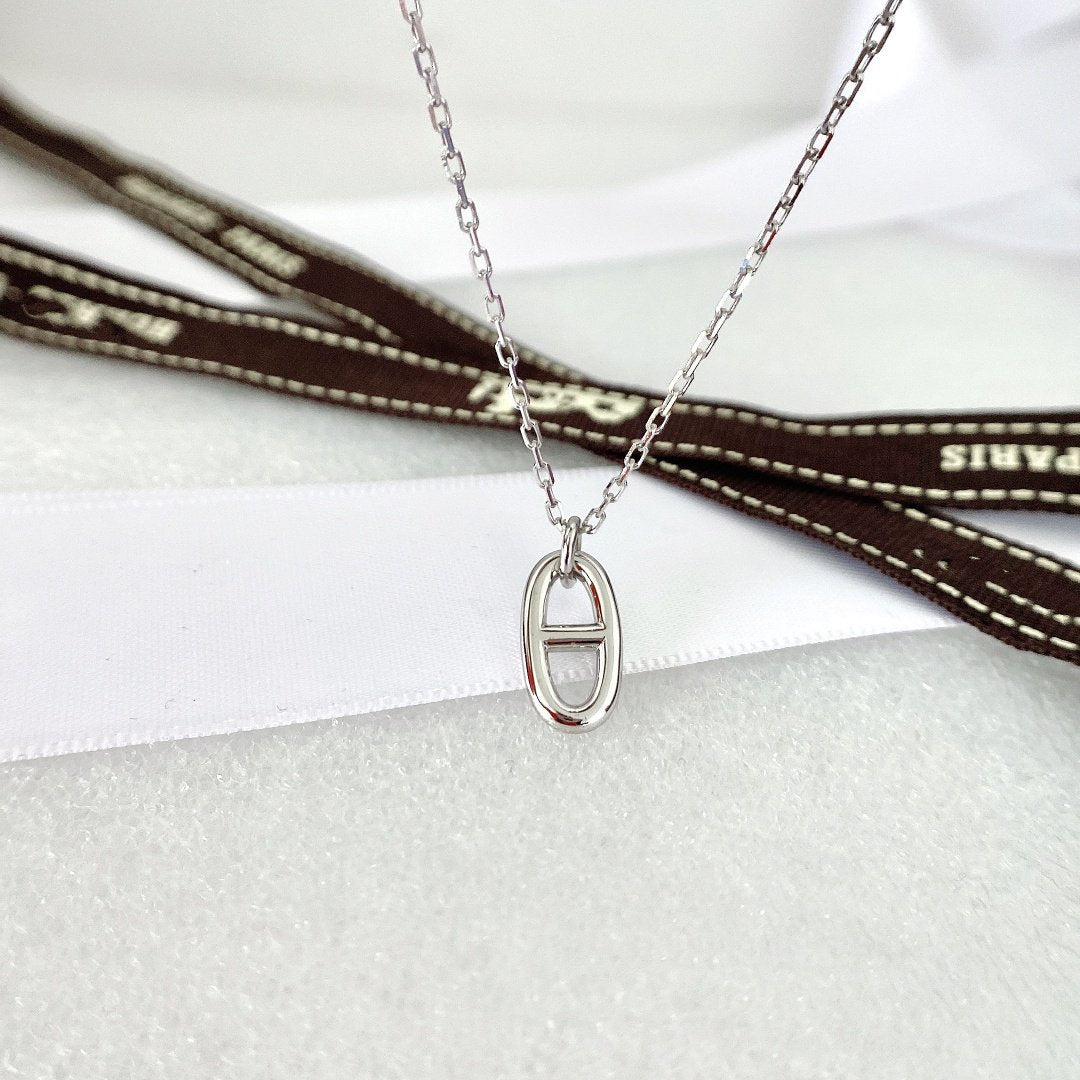 [Love Lucky]HM PIG NOSE NECKLACE