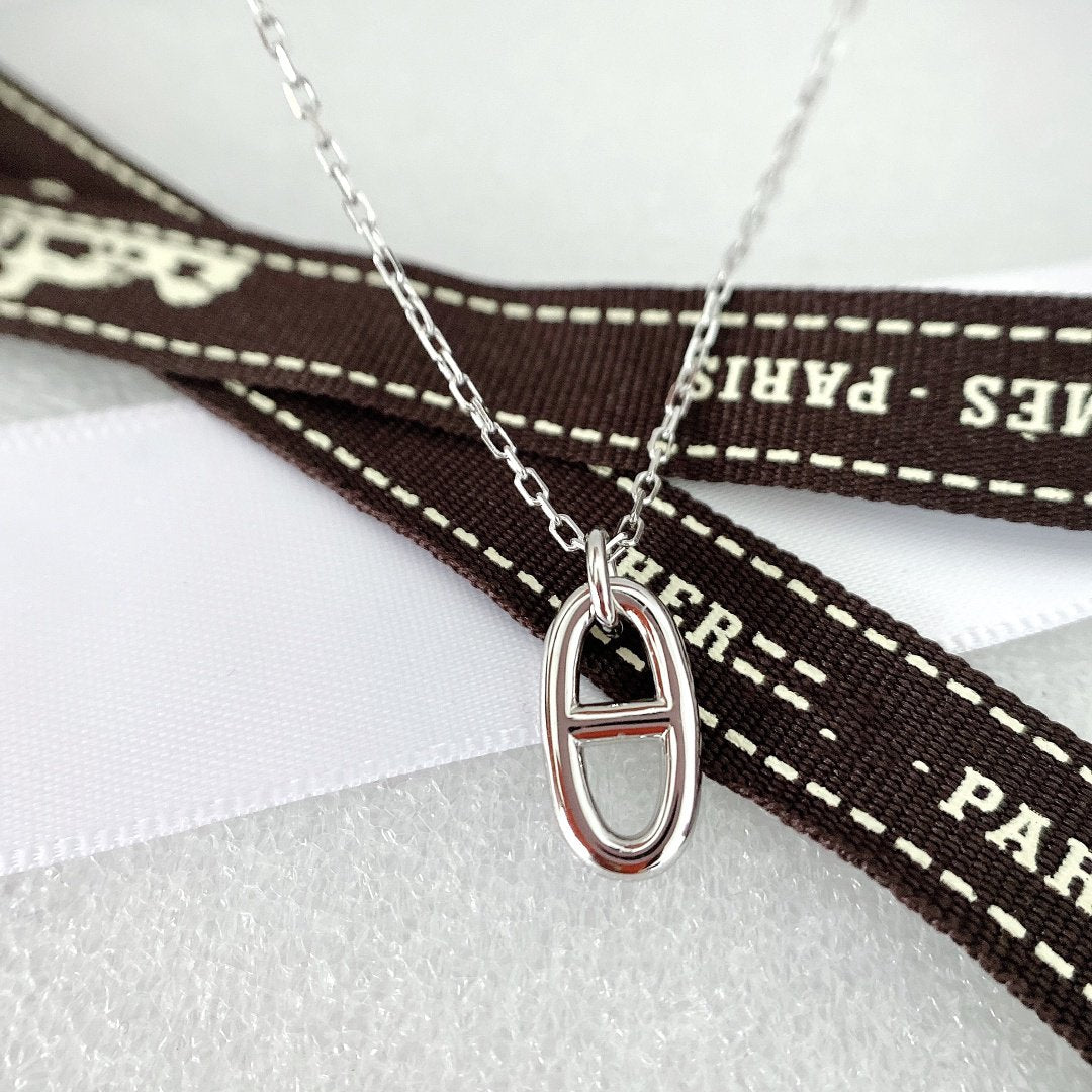 [Love Lucky]HM PIG NOSE NECKLACE