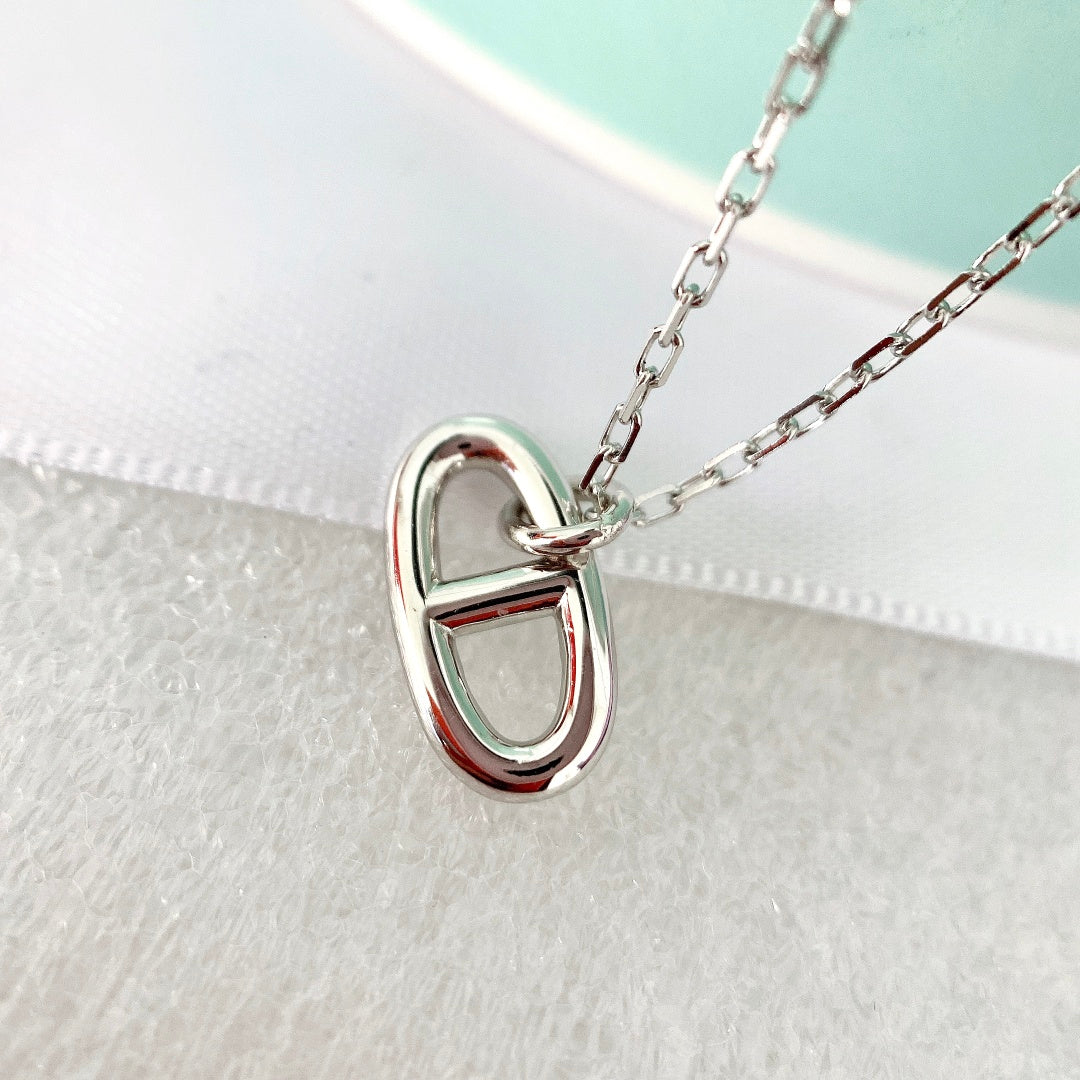 [Love Lucky]HM PIG NOSE NECKLACE