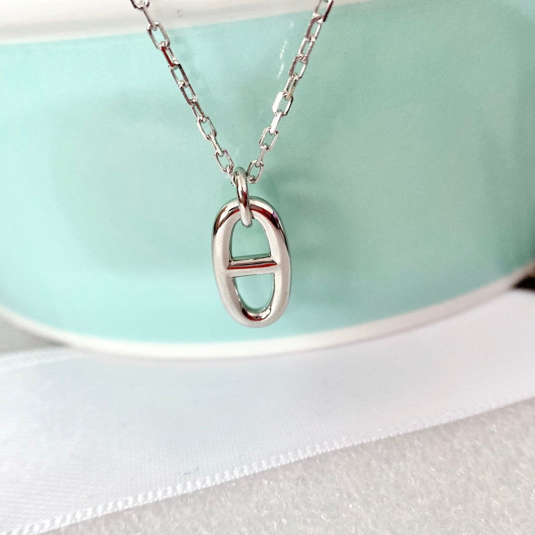 [Love Lucky]HM PIG NOSE NECKLACE