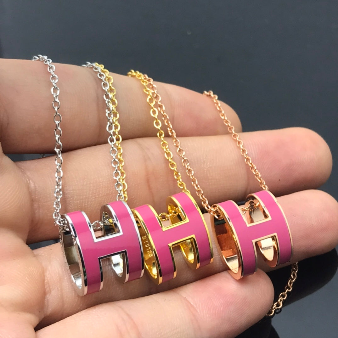 [Love Lucky] COLLAR H ROSA