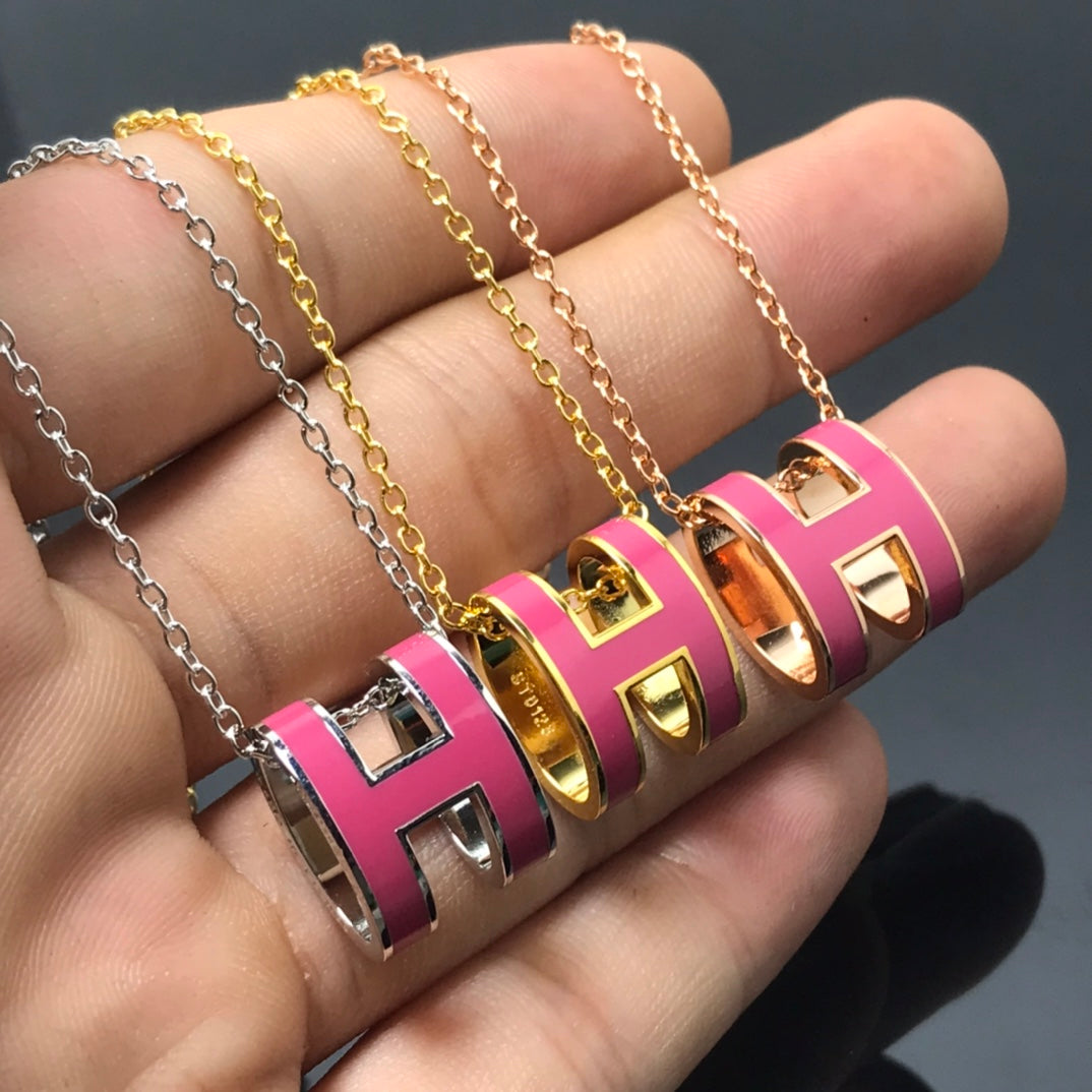 [Love Lucky] COLLAR H ROSA