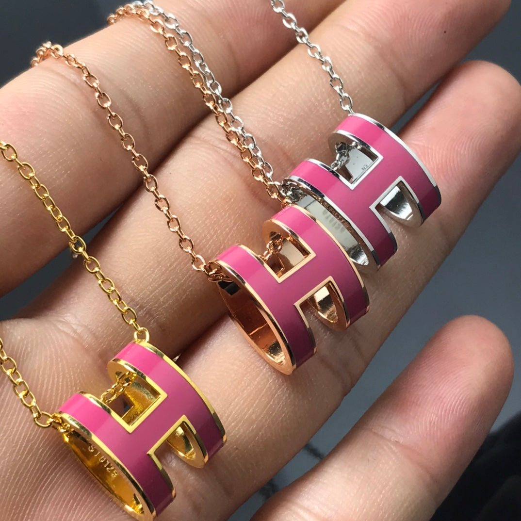 [Love Lucky] COLLAR H ROSA