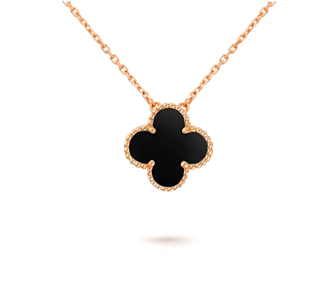 [Love Lucky]CLOVER 15MM SINGLE FLOWER NECKLACE COLLECTION