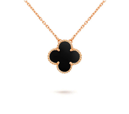 [Love Lucky]CLOVER 15MM SINGLE FLOWER NECKLACE COLLECTION