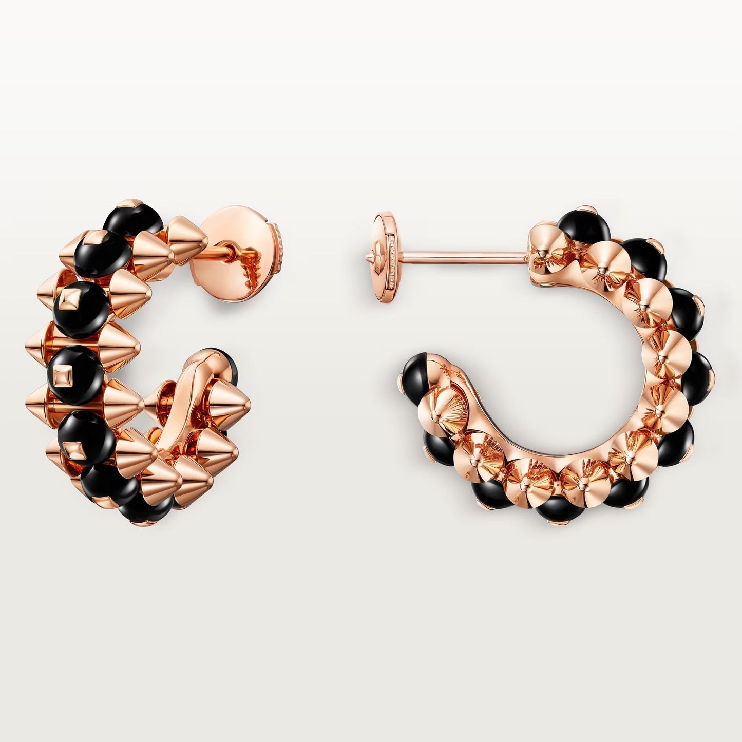 [Love Lucky]CLASH 7.9MM AGATE CHALCEDONY EARRINGS