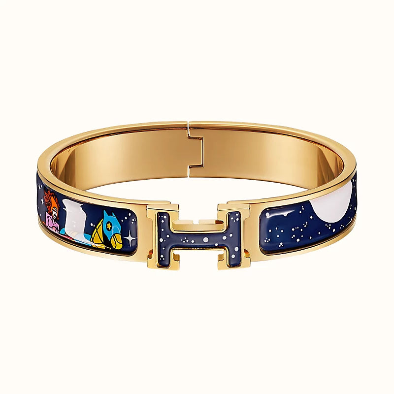 [Love Lucky] BRACELET ÉTOILE ET LUNE H 12 MM