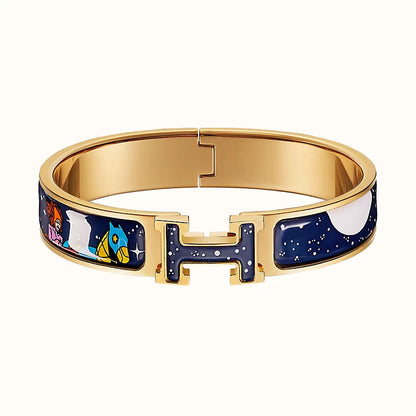 [Love Lucky] BRACELET ÉTOILE ET LUNE H 12 MM