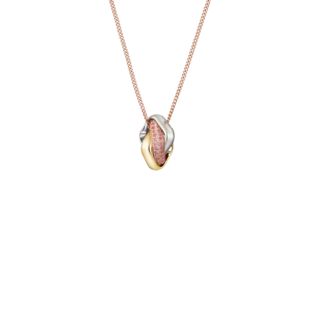 [Love Lucky]TRINITY CUSHION NECKLACE COLLECTION