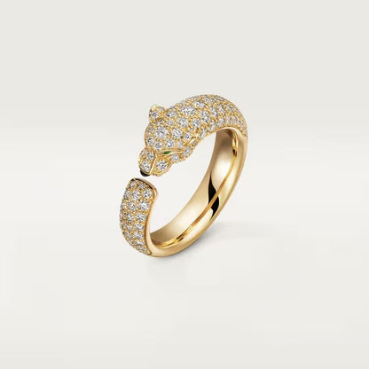 [Love Lucky]PANTHERE FULL DIAMOND SMALL RING