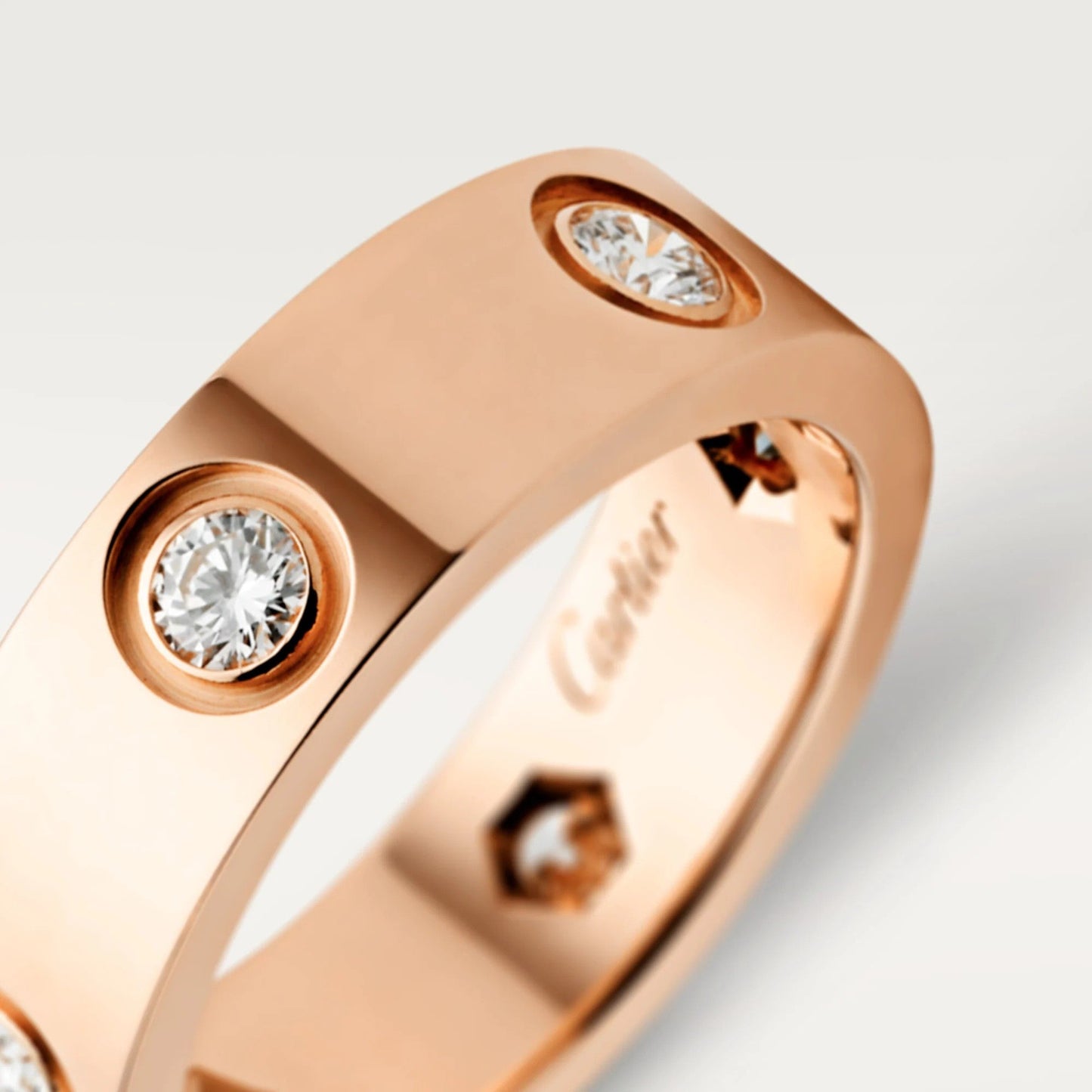 [Love Lucky]LOVE 5.5MM 6 DIAMOND RING