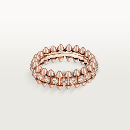 [Love Lucky]CLASH 6.4MM SMALL FULL DIAMOND RING
