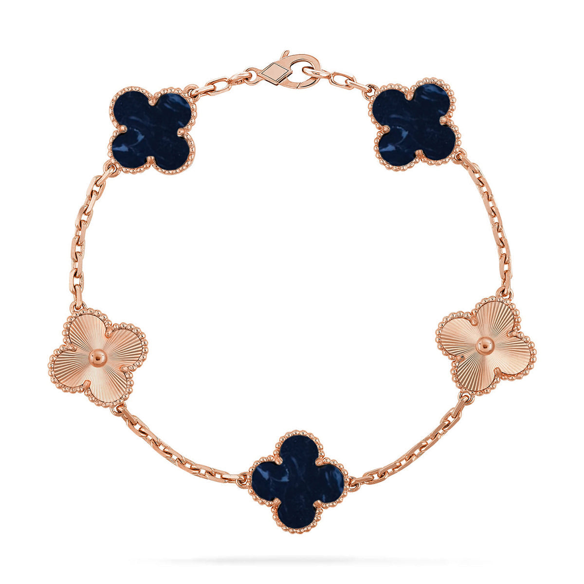 [Love Lucky]CLOVER 5 MOTIF PIETERSITE BRACELET COLLECTION