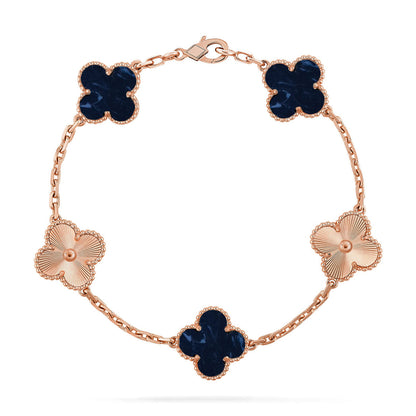 [Love Lucky]CLOVER 5 MOTIF PIETERSITE BRACELET COLLECTION