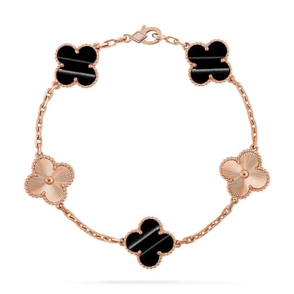[Love Lucky] CLOVER 5 MOTIF PULSAR STONE BRACELET COLLECTION
