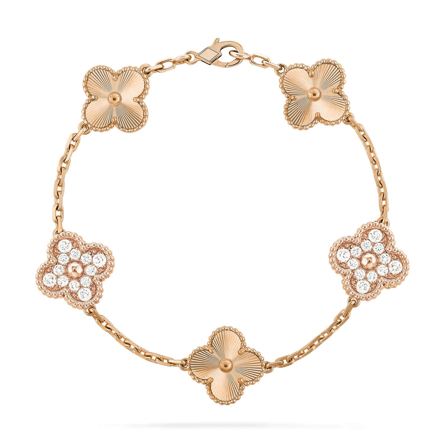 [Love Lucky] CLOVER 5 MOTIF LASER BRACELET COLLECTION