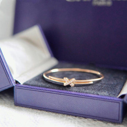 [Love Lucky]JEUX DE ARMBAND ROTGOLD DIAMANTEN