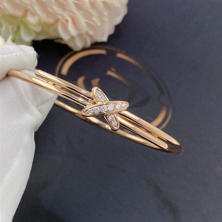 [Love Lucky]JEUX DE ARMBAND ROTGOLD DIAMANTEN