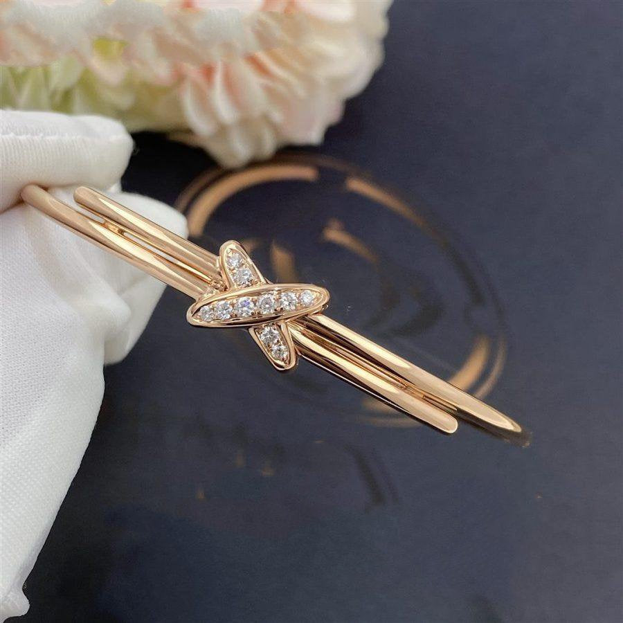 [Love Lucky]JEUX DE ARMBAND ROTGOLD DIAMANTEN