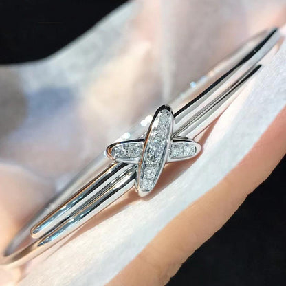 [Love Lucky]JEUX DE ARMBAND SILBER DIAMANTEN