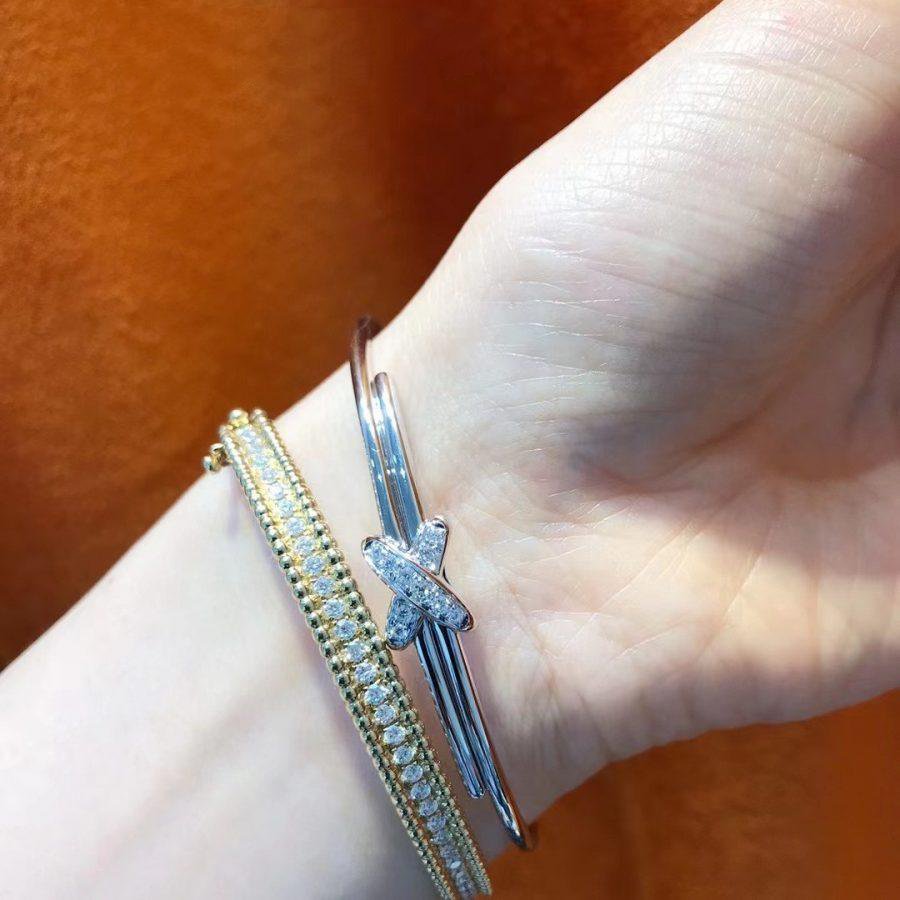[Love Lucky]JEUX DE ARMBAND SILBER DIAMANTEN