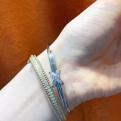 [Love Lucky]JEUX DE ARMBAND SILBER DIAMANTEN