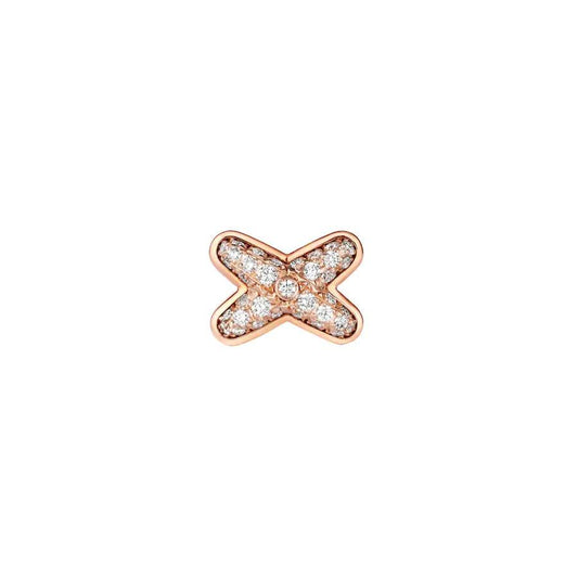 [Love Lucky]JEUX DE PINK GOLD DIAMOND EARRINGS