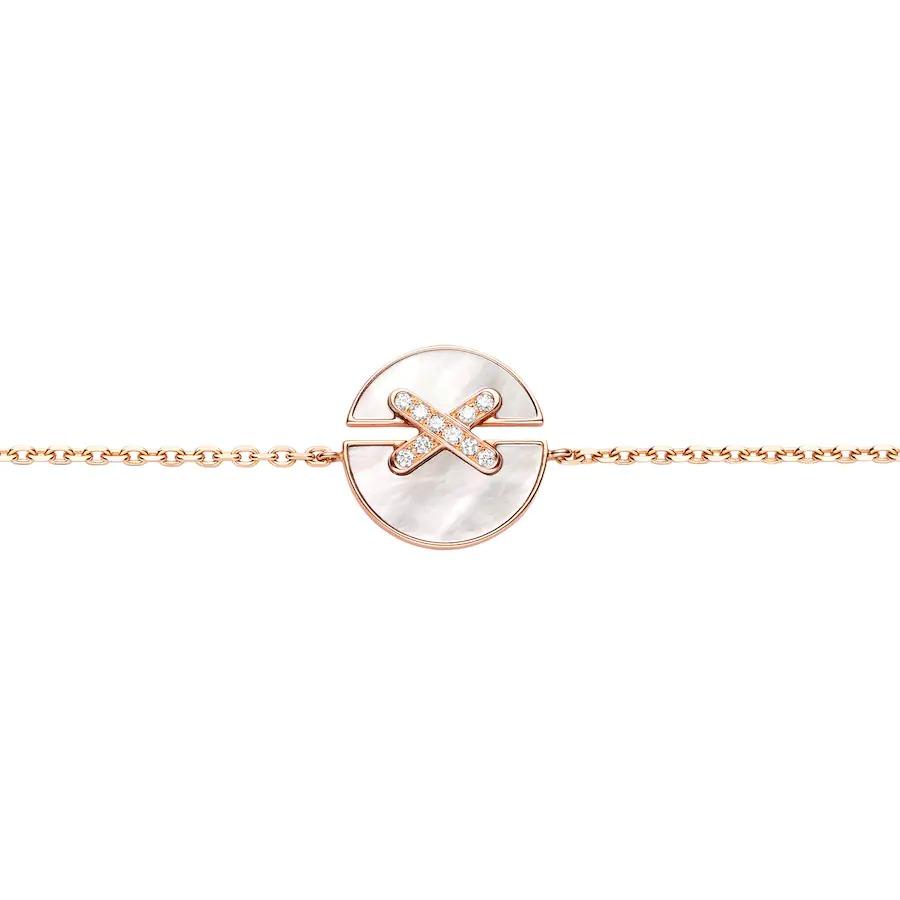 [Love Lucky]JEUX DE BRACELET MOP PINK GOLD DIAMANTEN