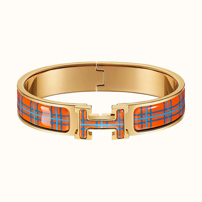 [Love Lucky]H TARTAN ARMBAND 12MM
