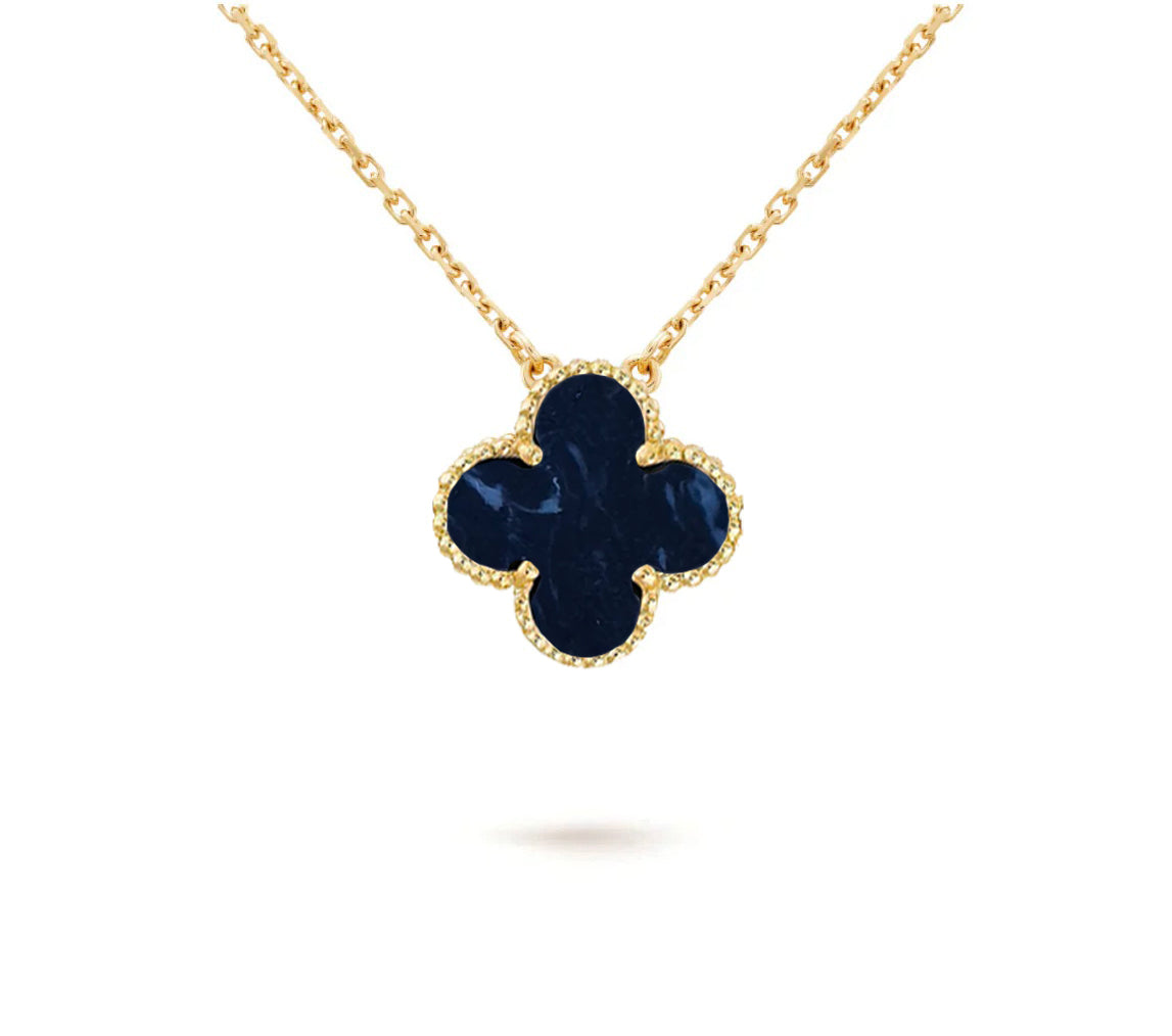 [Love Lucky]CLOVER 15MM SINGLE FLOWER NECKLACE COLLECTION