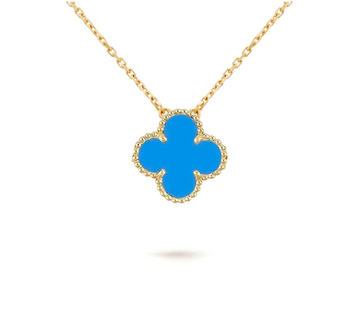 [Love Lucky]CLOVER 15MM SINGLE FLOWER NECKLACE COLLECTION