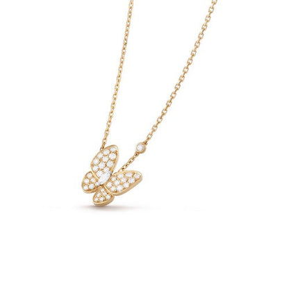 [Love Lucky]COLLIER DIAMANT PAPILLON