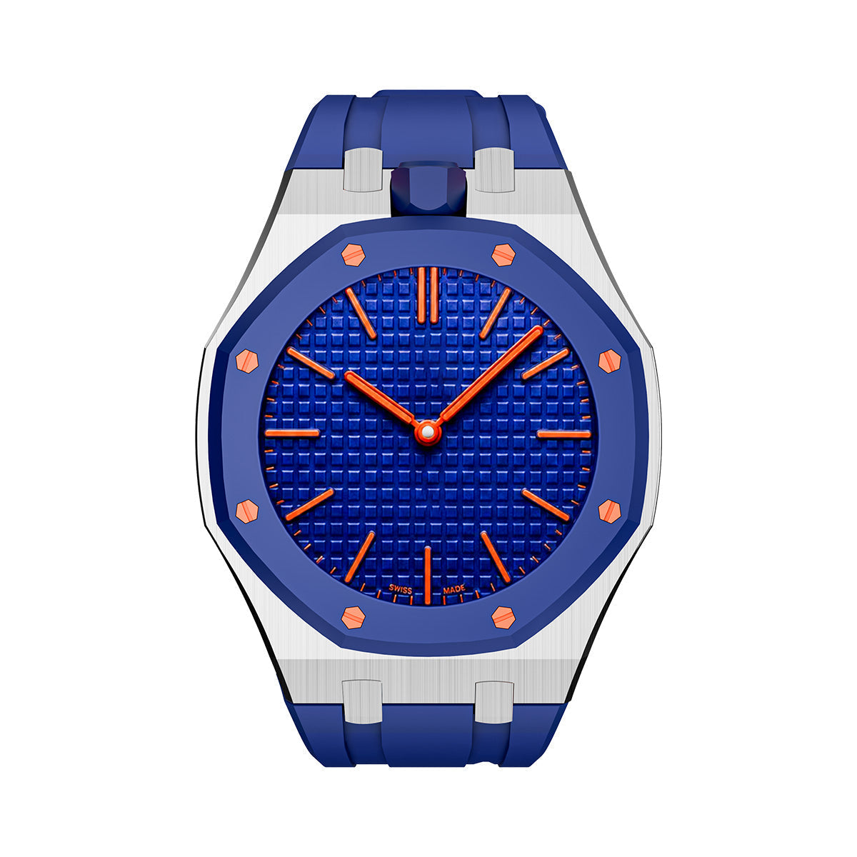 Royal Oak Pop Exclusivo con caja de acero y correa de silicona