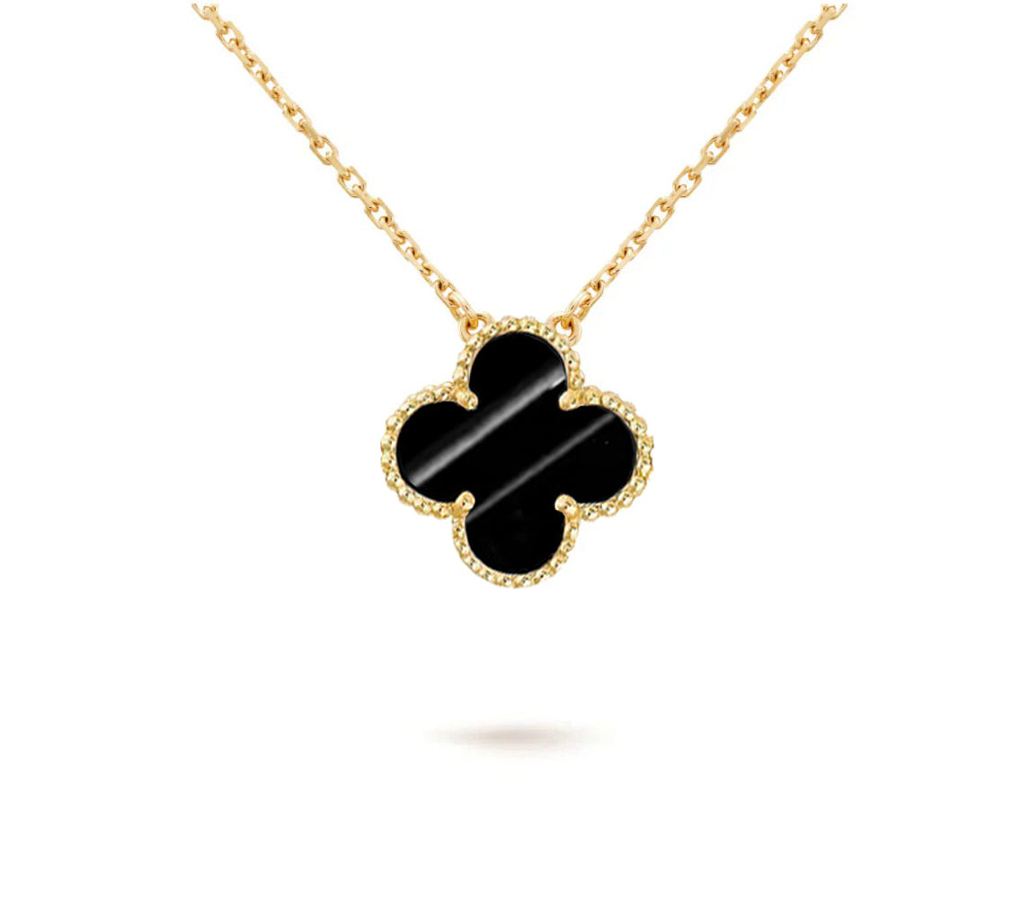 [Love Lucky]CLOVER 15MM SINGLE FLOWER NECKLACE COLLECTION