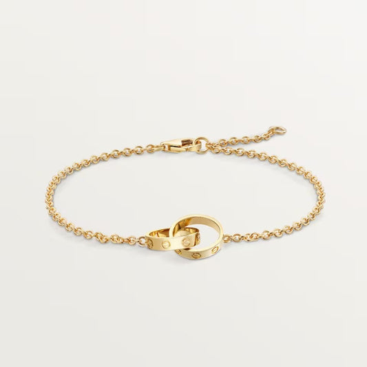 [Love Lucky]LOVE BRACELET DOUBLE RING