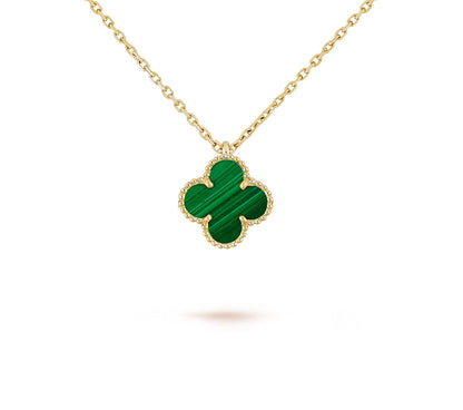[Love Lucky] COLLEZIONE COLLANA CLOVER MINI 9.5MM IN CORNIOLA