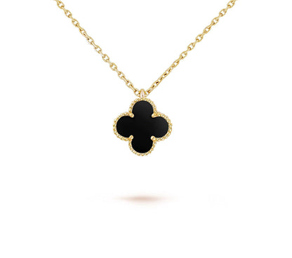 [Love Lucky] COLLEZIONE COLLANA CLOVER MINI 9.5MM IN CORNIOLA