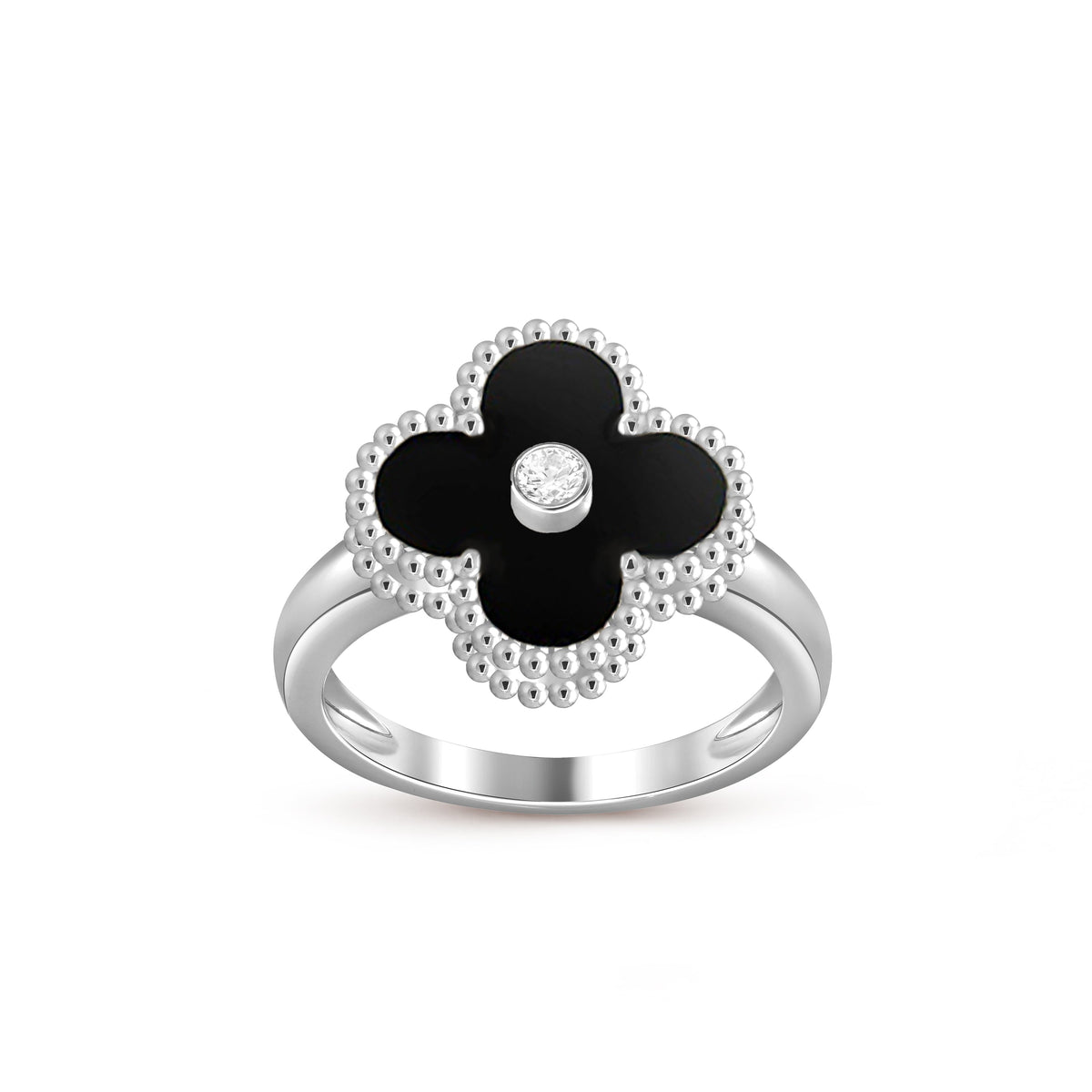[Love Lucky]CLOVER SILVER DIOMND RING COLLECTION
