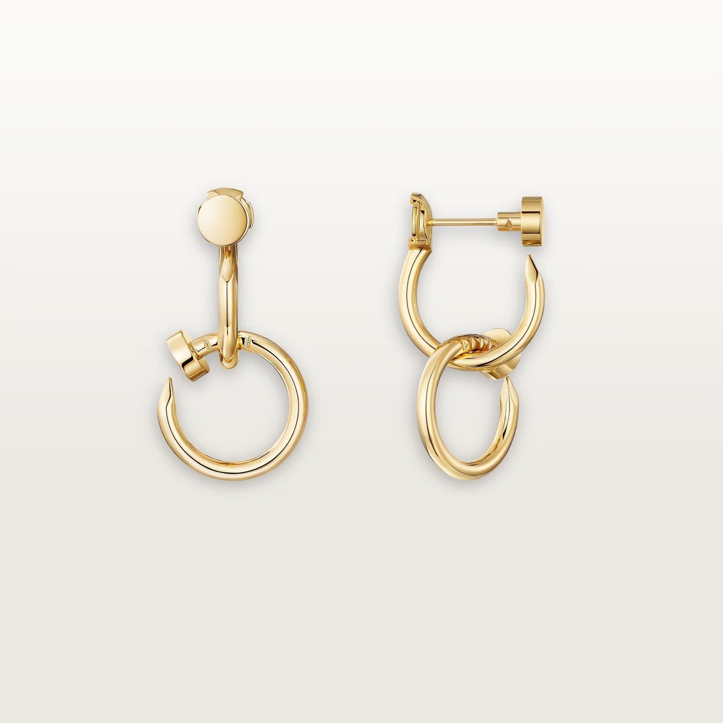 [Love Lucky]JUSTE NO DIAMOND DOUBLE EARRINGS
