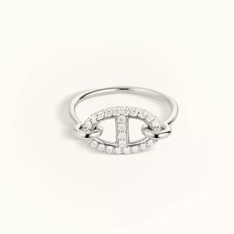 [Love Lucky]RONDE SMALL SILVER DIAMOND RING