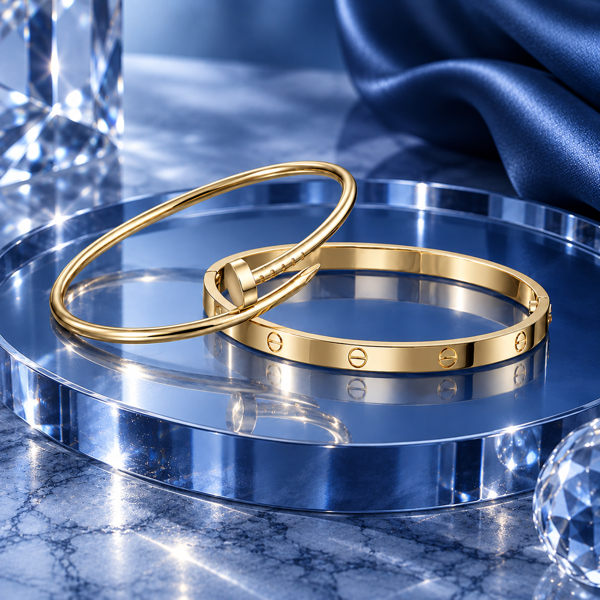 [LoveLucky] LOVE & JUSTE Classic Bracelet Stack Set