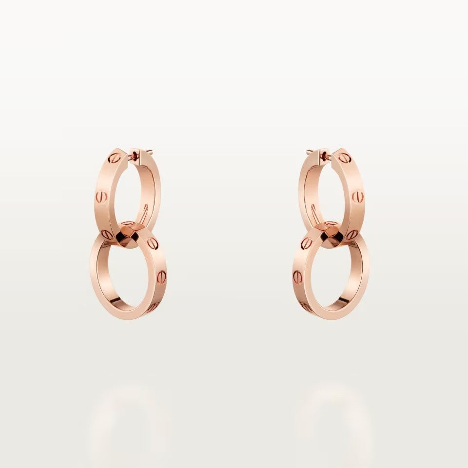 [Love Lucky]LOVE 3.3MM DANGLE EARRINGS